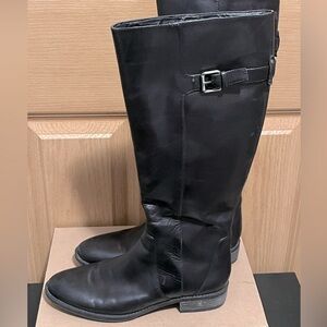 Sam Edelman Patton 2 Riding Boots Black Leather
Side Zip Buckle